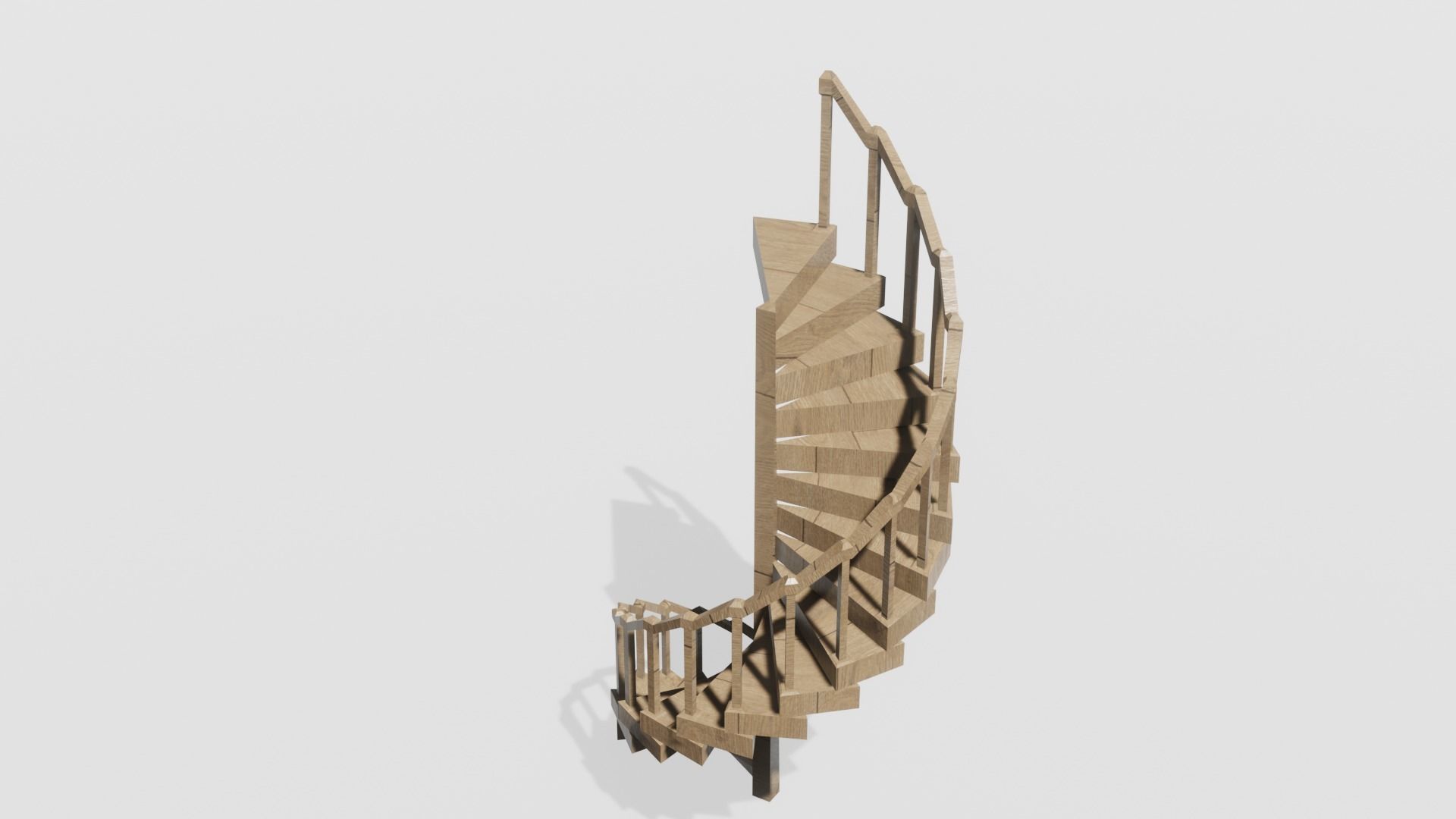 Spiral Staircase 3D model 3D model_18