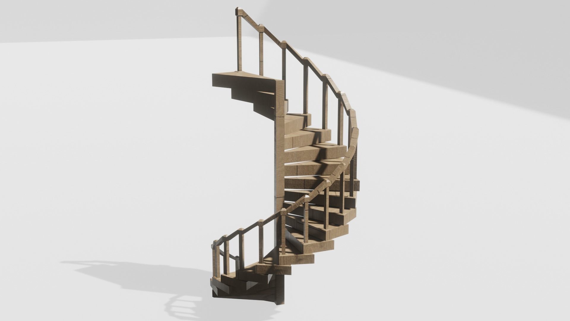 Spiral Staircase 3D model 3D model_9