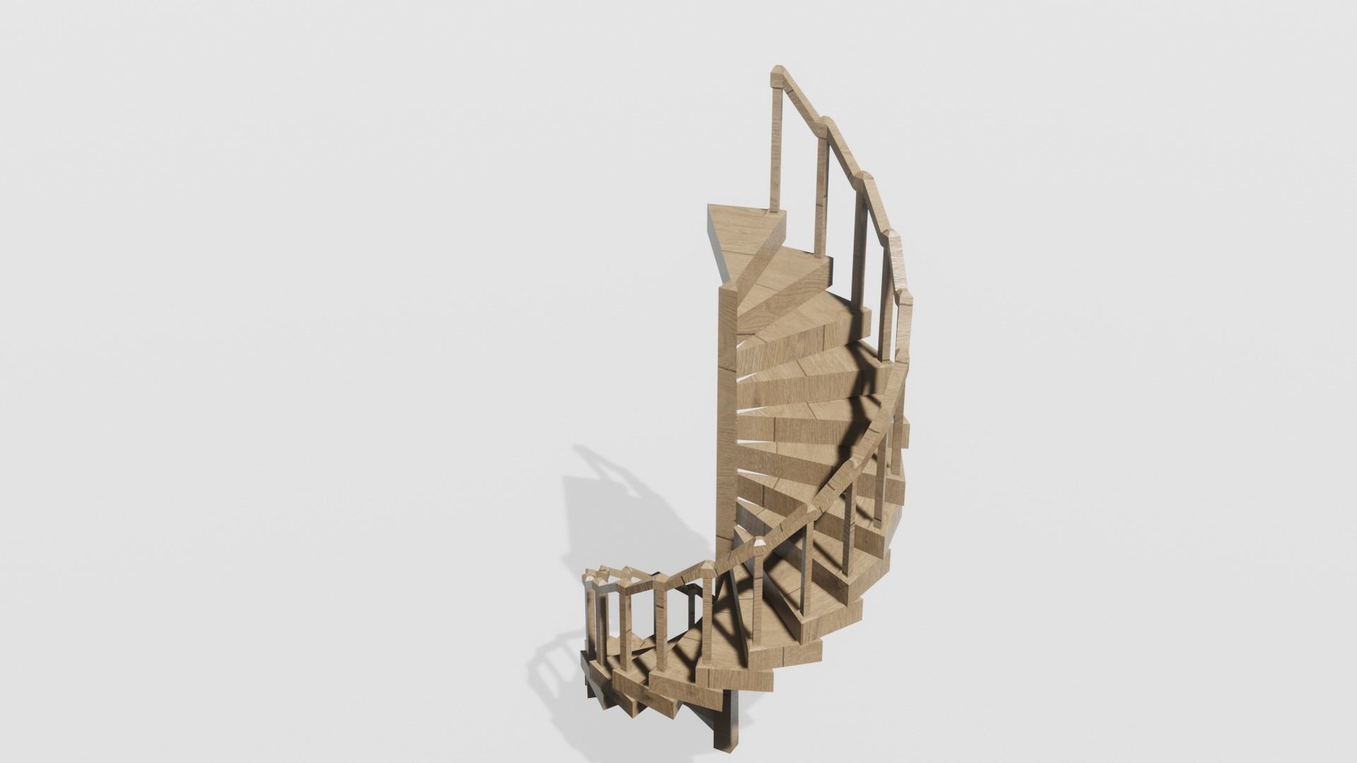 Spiral Staircase 3D model 3D model_17
