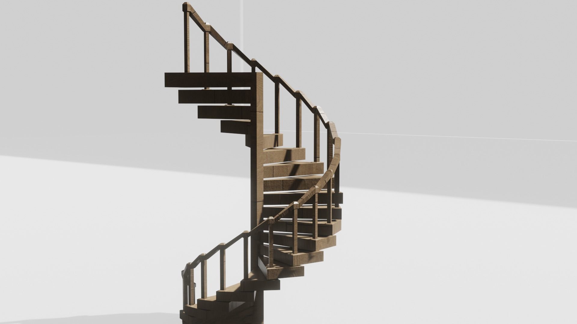 Spiral Staircase 3D model 3D model_5