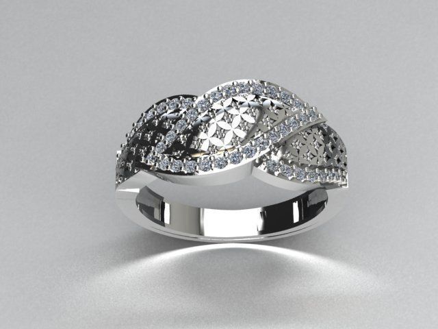 jewelry ring 3D print model_3