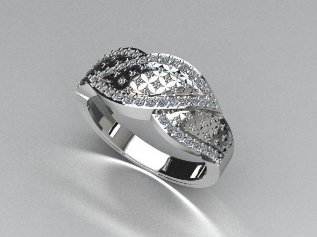jewelry ring 3D print model_1