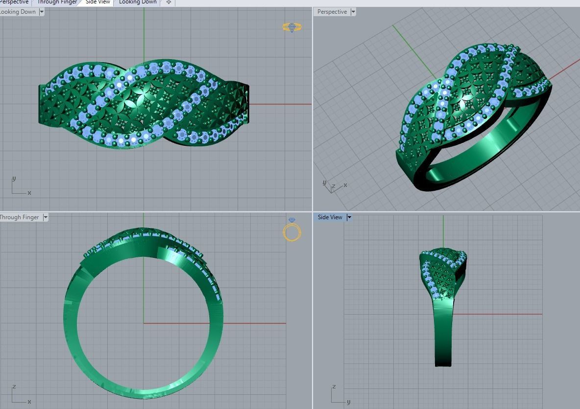 jewelry ring 3D print model_6