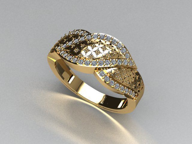jewelry ring 3D print model_4