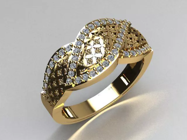 jewelry ring 3D print model_0