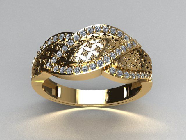 jewelry ring 3D print model_2