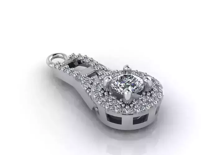 Women Pendants 3DM STL Pendant Renders Details 3D print model