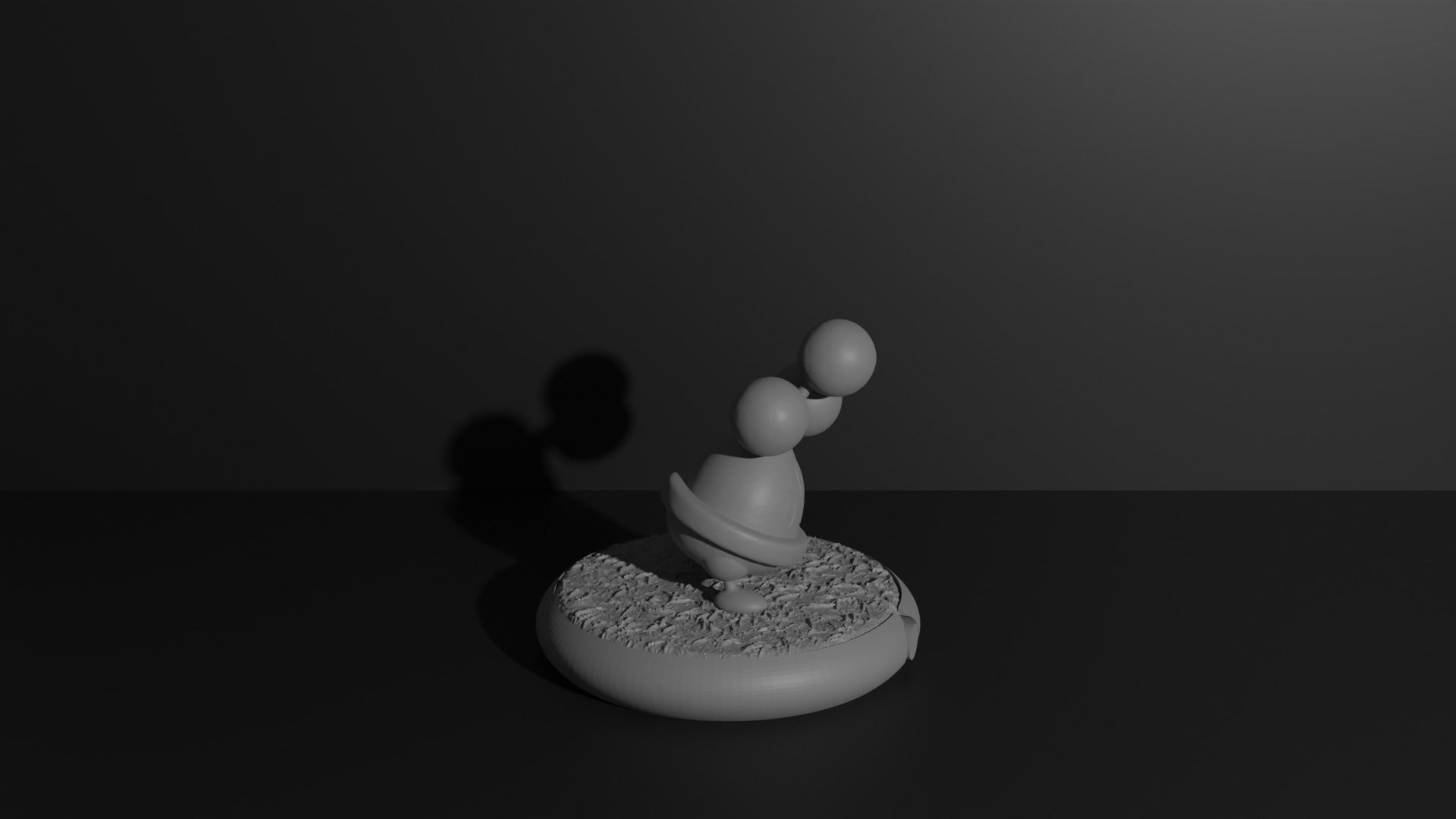 Bonsly pokemon 3D print model 3D print model_5