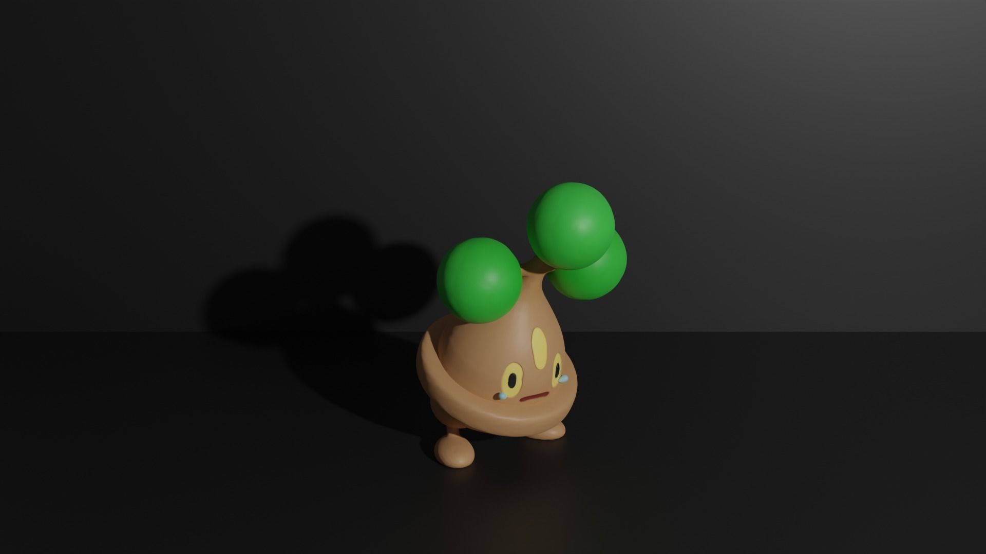 Bonsly pokemon 3D print model 3D print model_1
