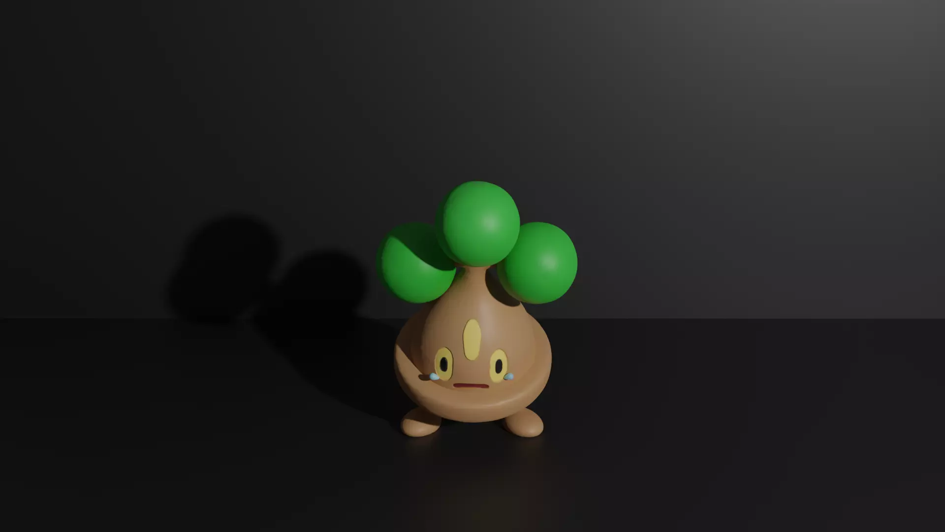 Bonsly pokemon 3D print model 3D print model_0