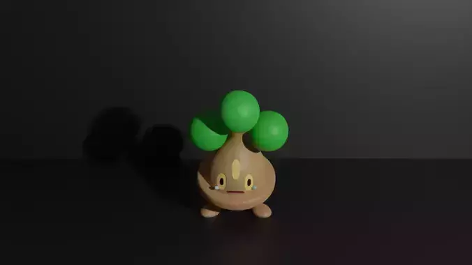 Bonsly pokemon 3D print model