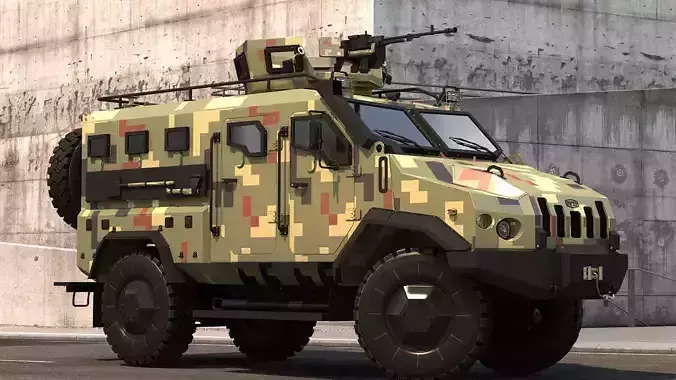 APC VARTA  whith  modul 3D model