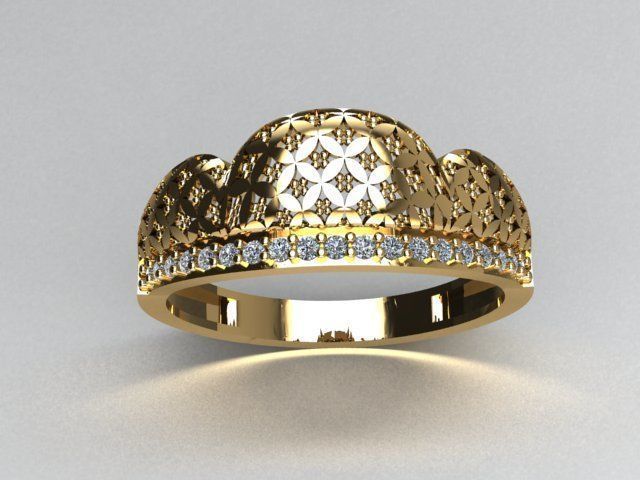 jewelry ring 3D print model_2