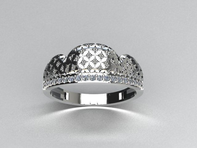 jewelry ring 3D print model_3