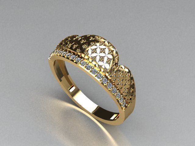 jewelry ring 3D print model_4