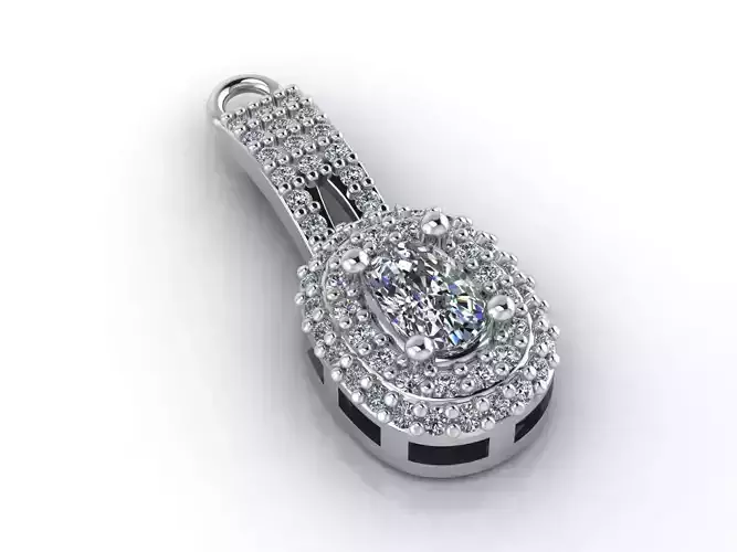 Women Pendants 3DM STL Pendant Renders Details 3D print model