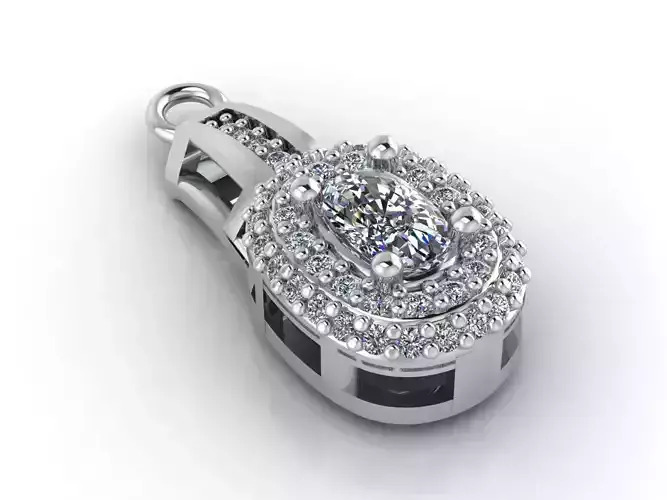 Women Pendants 3DM STL Pendant Renders Details 3D print model