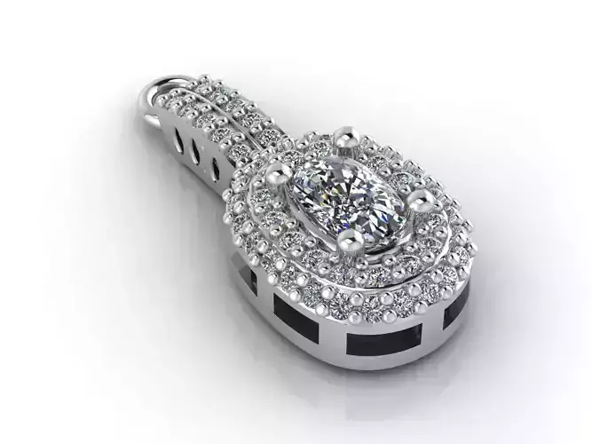 Women Pendants 3DM STL Pendant Renders Details 3D print model