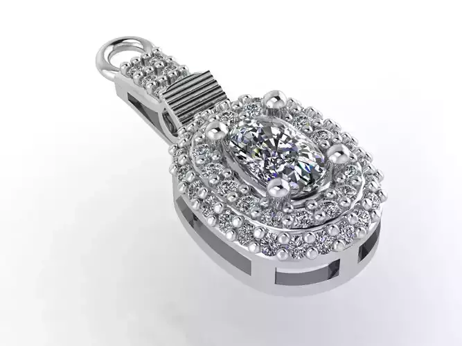 Women Pendants 3DM STL Pendant Renders Details 3D print model