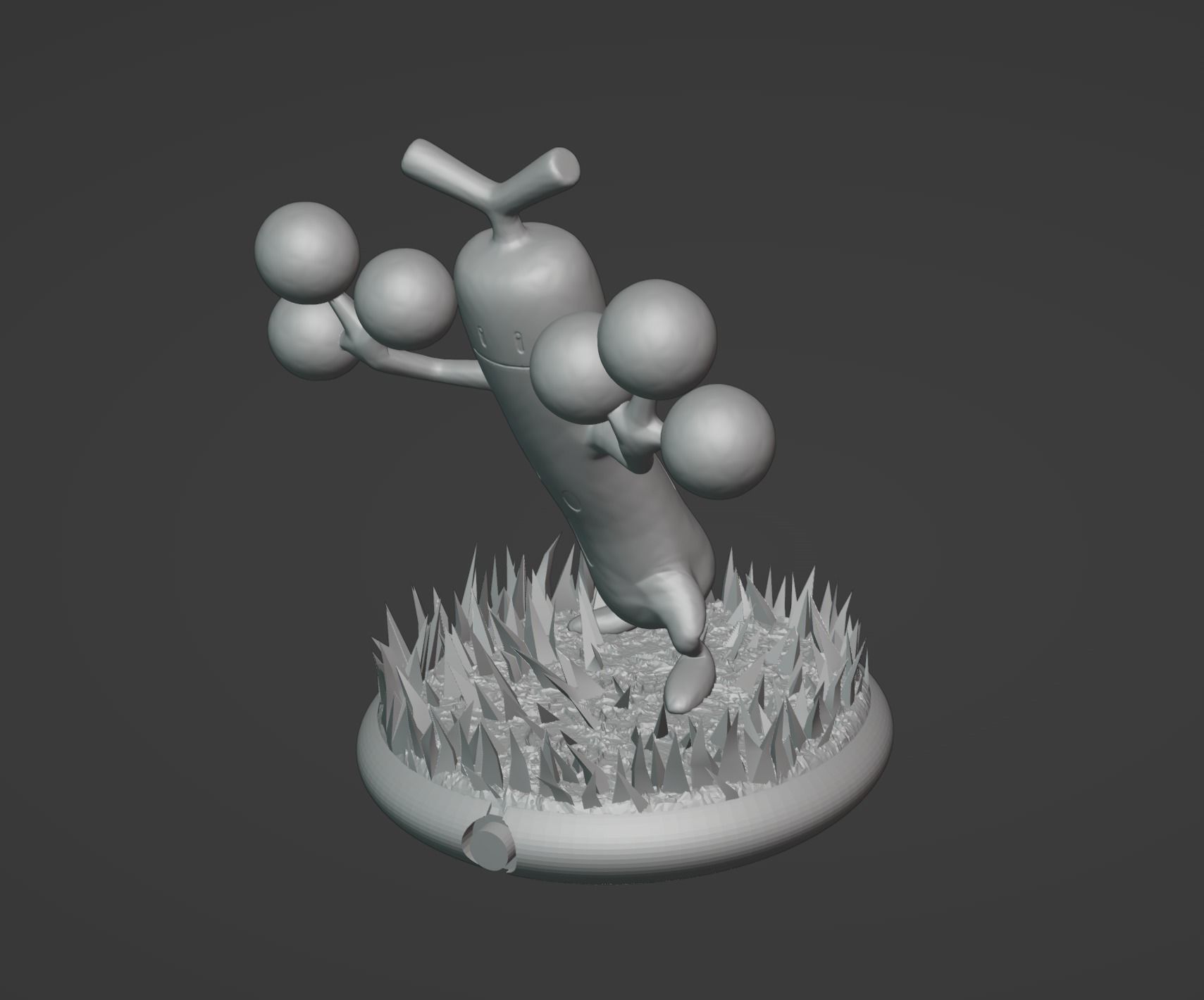 Bonsly and Sudowoodo 3D print model 3D print model_13