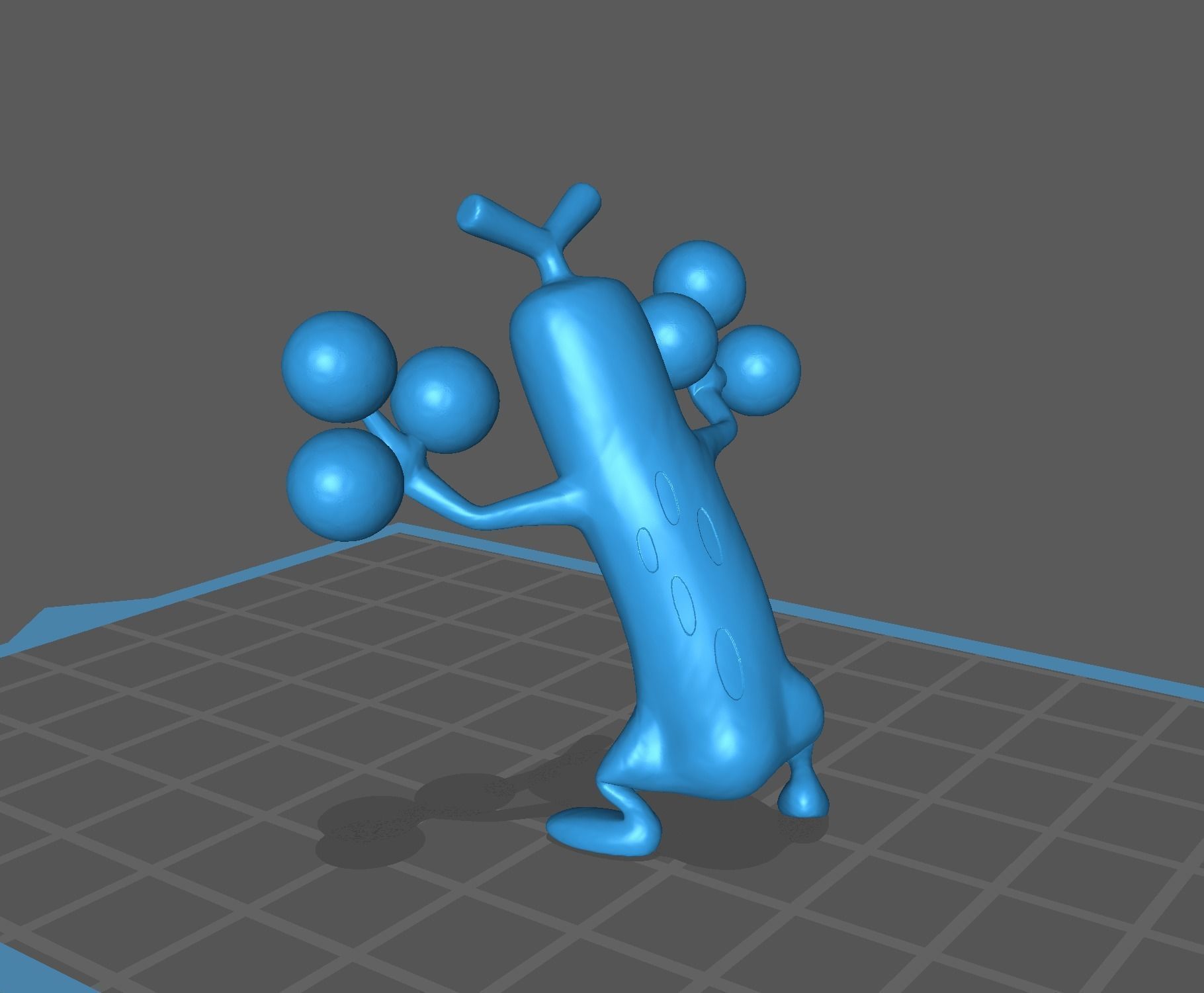 Bonsly and Sudowoodo 3D print model 3D print model_19