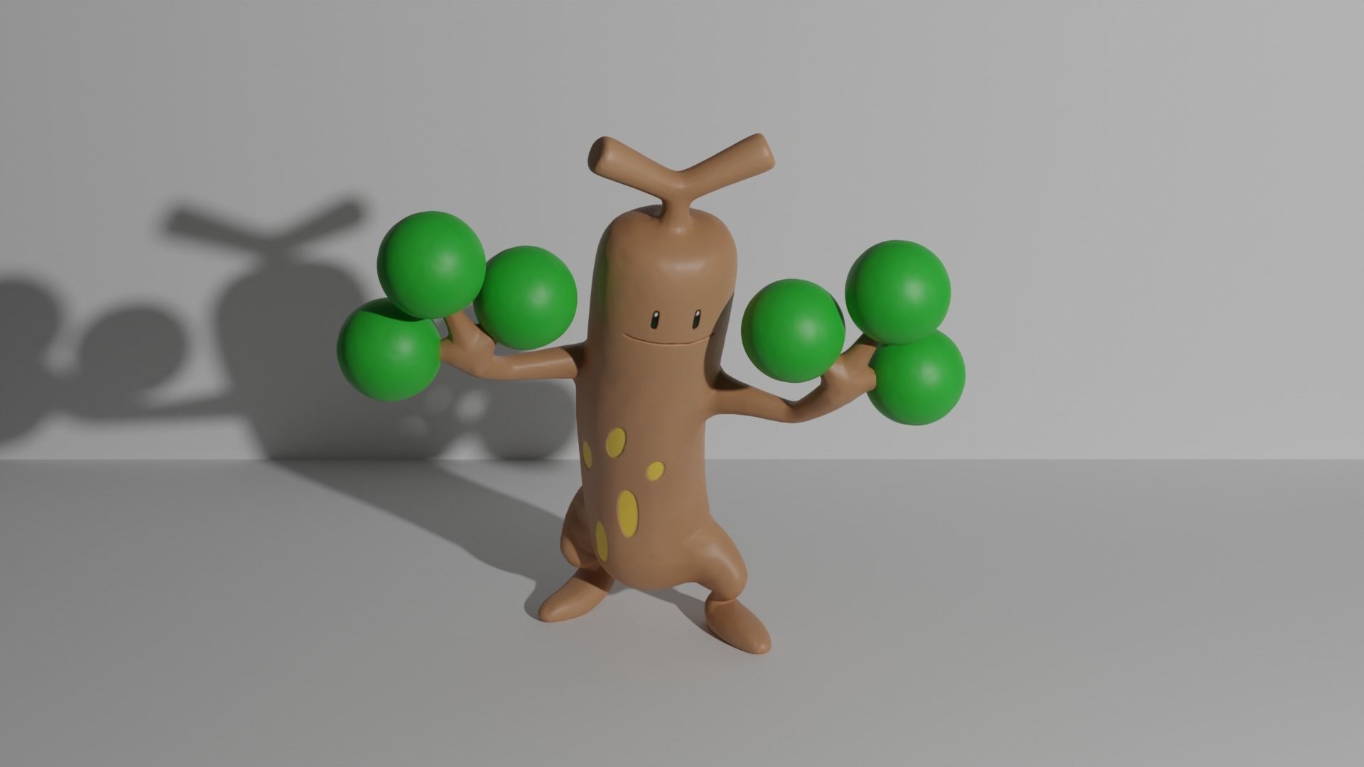 Bonsly and Sudowoodo 3D print model 3D print model_5