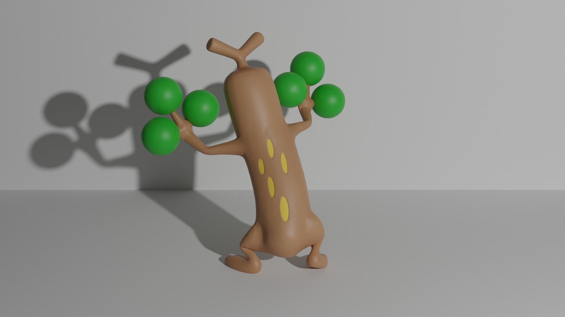Bonsly and Sudowoodo 3D print model 3D print model_8