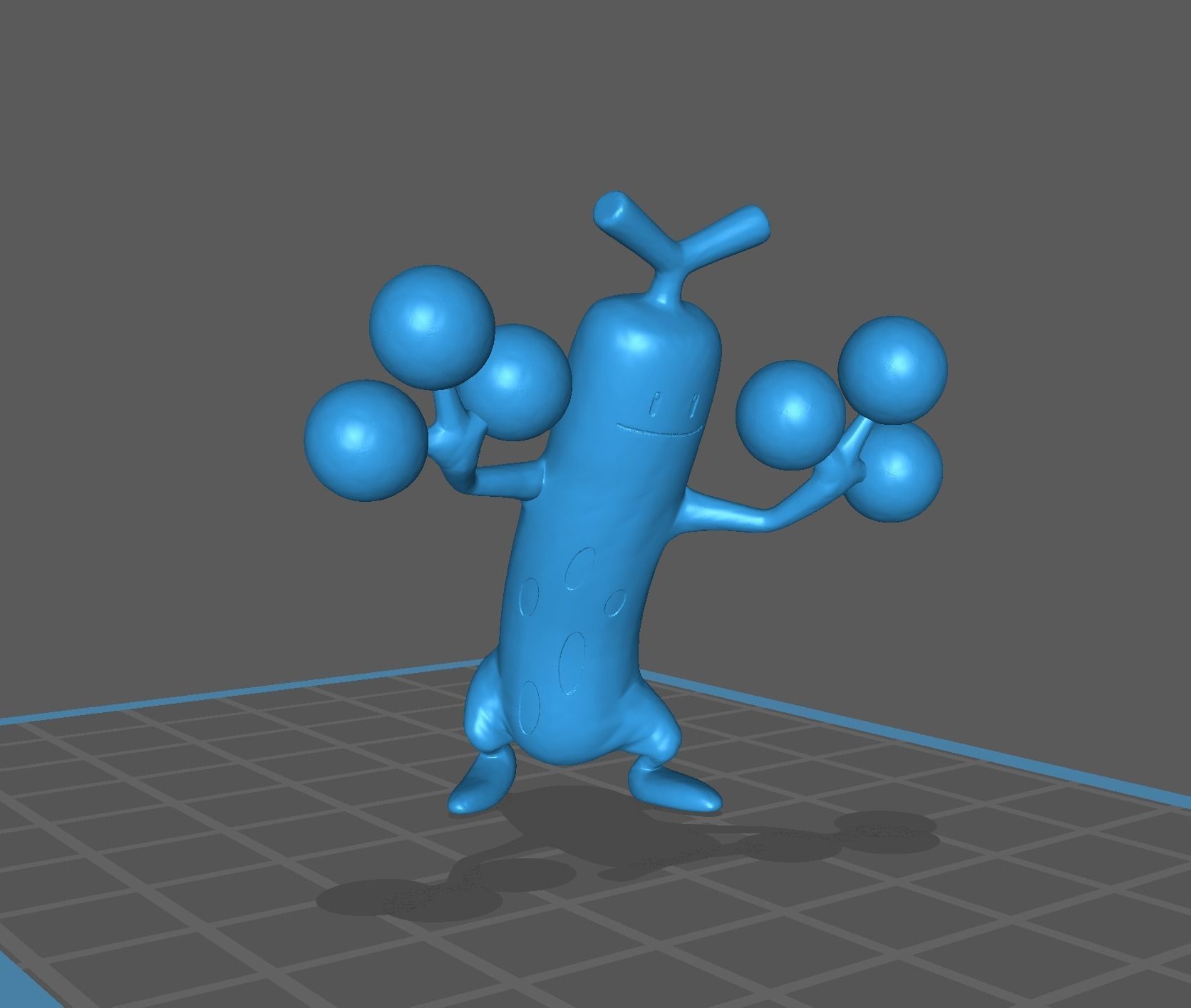 Bonsly and Sudowoodo 3D print model 3D print model_17