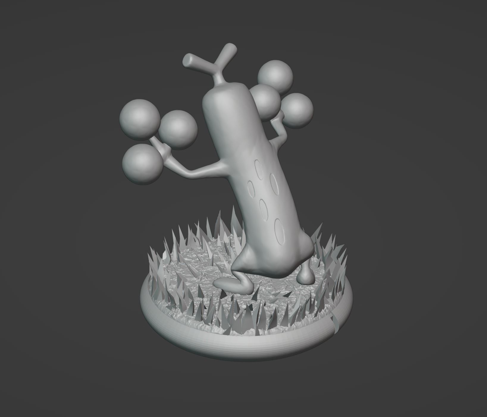 Bonsly and Sudowoodo 3D print model 3D print model_14