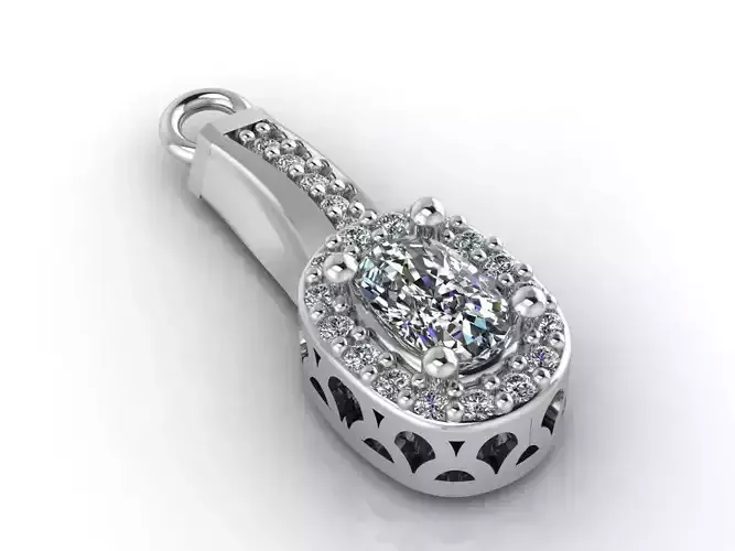 Women Pendants 3DM STL Pendant Renders Details 3D print model