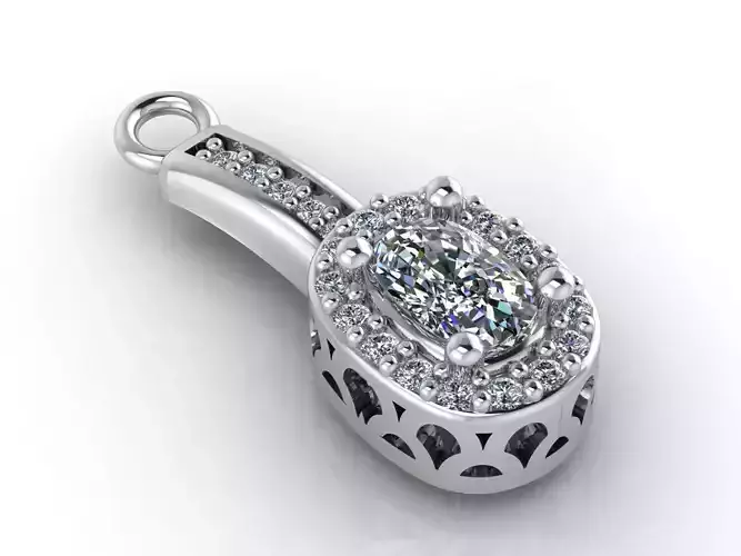 Women Pendants 3DM STL Pendant Renders Details 3D print model