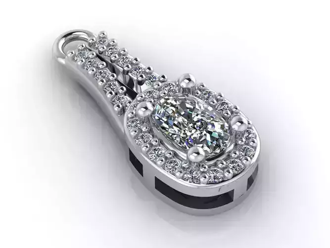 Women Pendants 3DM STL Pendant Renders Details 3D print model