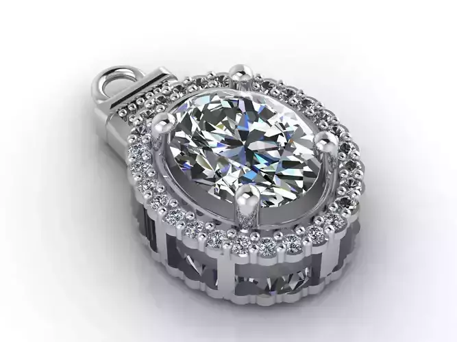 Women Pendants 3DM STL Pendant Renders Details 3D print model