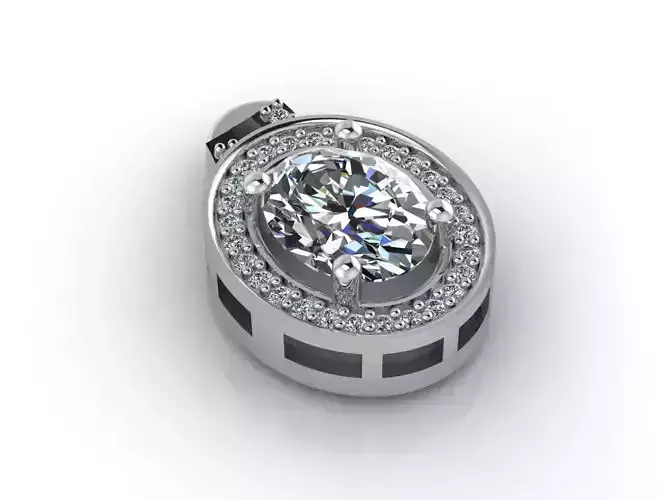 Women Pendants 3DM STL Pendant Renders Details 3D print model