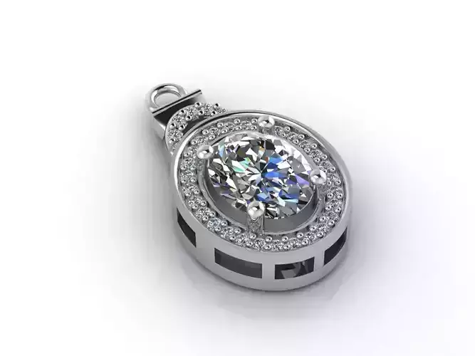 Women Pendants 3DM STL Pendant Renders Details 3D print model