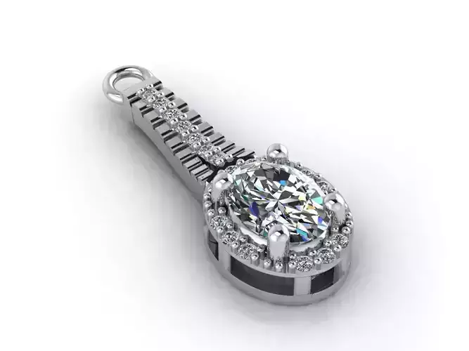 Women Pendants 3DM STL Pendant Renders Details 3D print model