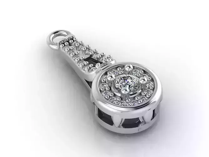 Women Pendants 3DM STL Pendant Renders Details 3D print model