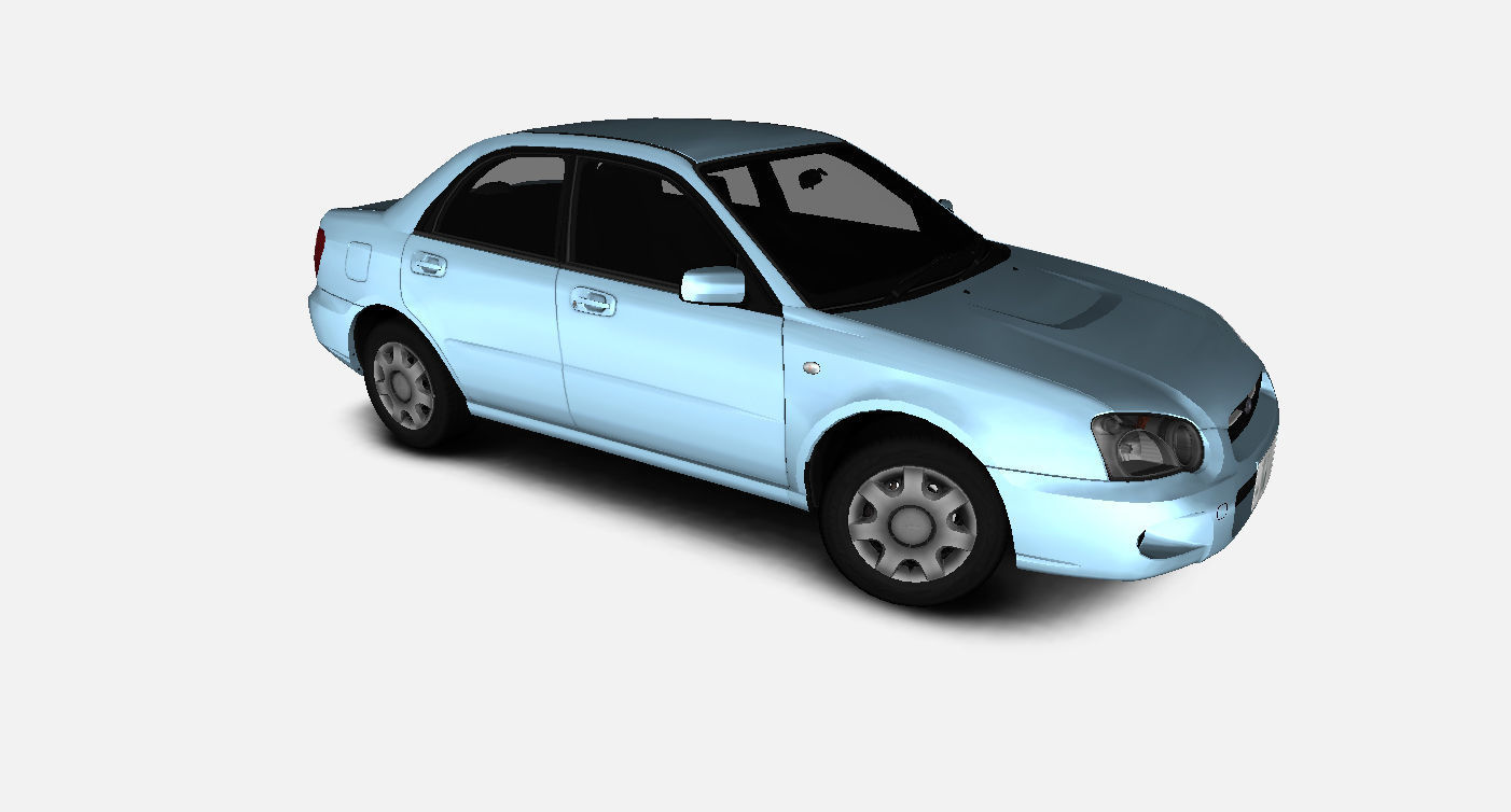 3D model Subaru Impreza GDB 15I FWD JDM 2003 Gameready VR / AR 