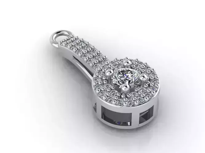 Women Pendants 3DM STL Pendant Renders Details 3D print model