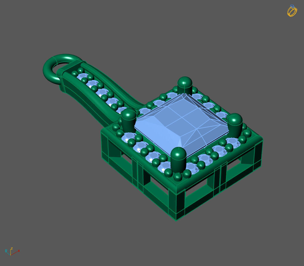 Women Pendants 3DM STL Pendant Renders Details 3D print model 3D print model_1