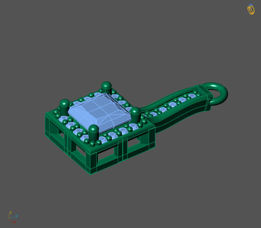 Women Pendants 3DM STL Pendant Renders Details 3D print model 3D print model_3