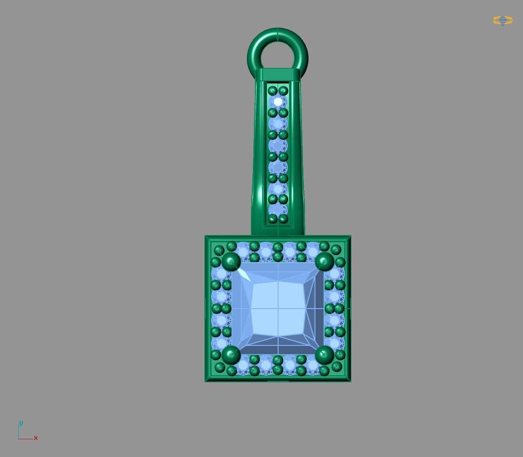 Women Pendants 3DM STL Pendant Renders Details 3D print model 3D print model_2