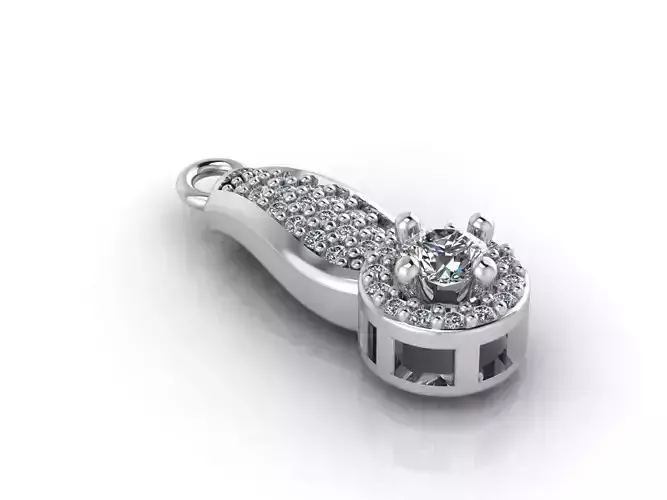 Women Pendants 3DM STL Pendant Renders Details 3D print model