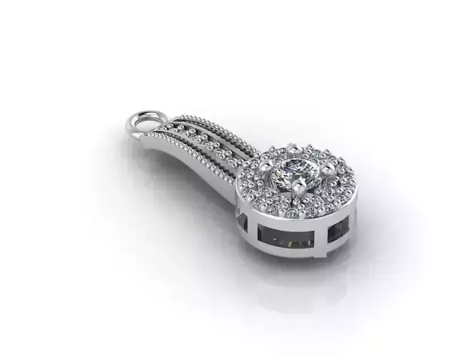 Women Pendants 3DM STL Pendant Renders Details 3D print model