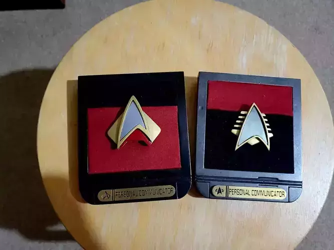 Star Trek Combadge display 3D print model