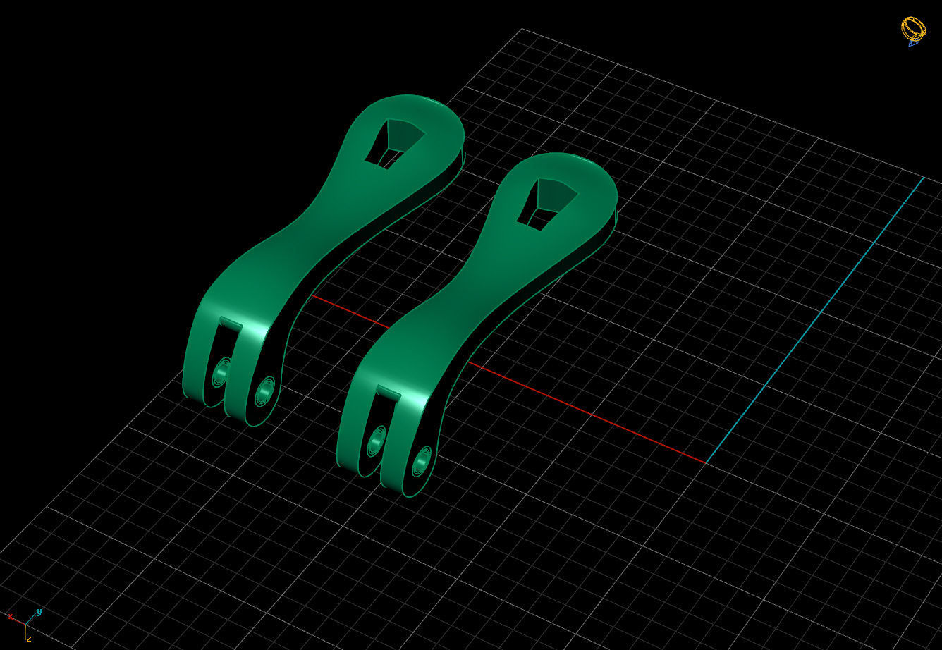 Women Earrings 3DM STL Womens Earring Renders 3D print models   3D print model_10