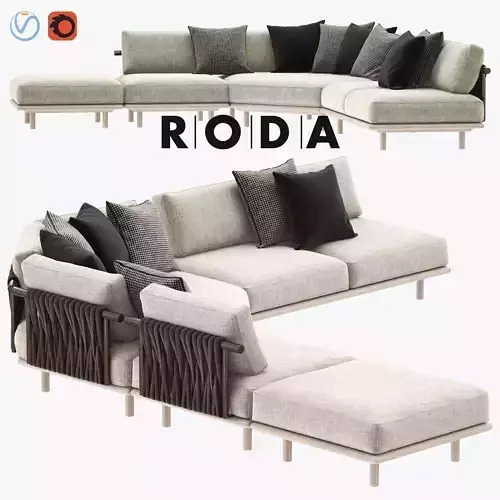 RODA - EDEN Sofa Composition 01 3D model