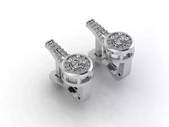 Women Earrings 3DM STL Womens Earring Renders 3D print models  