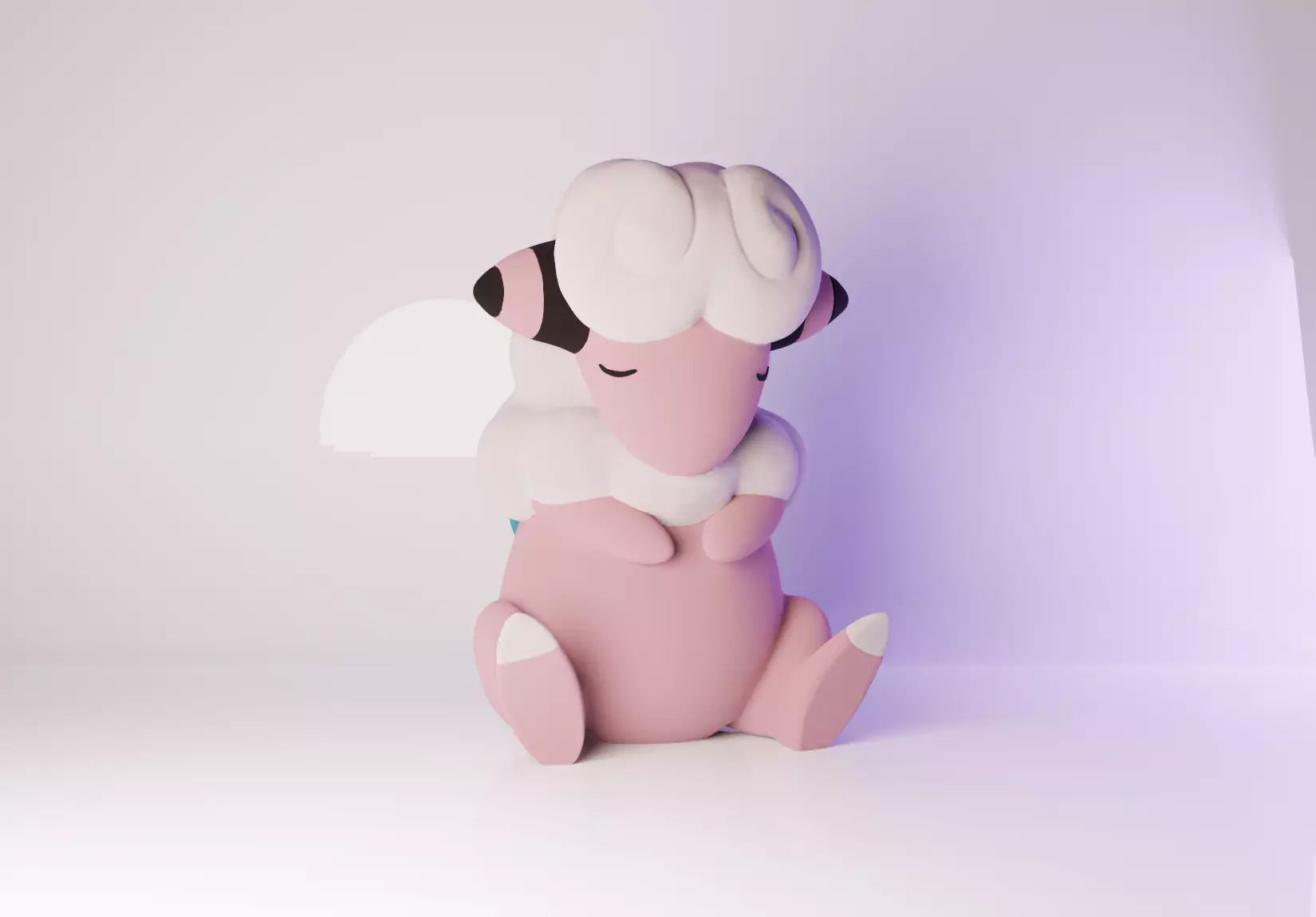 Pokemon Flaaffy Sleeping 3D print model_0
