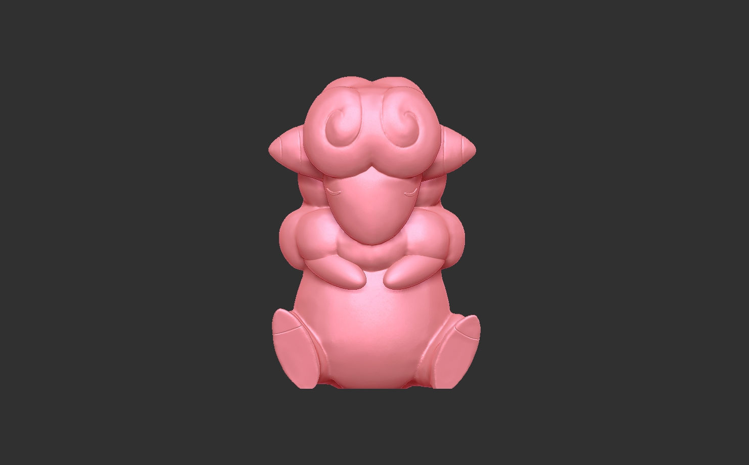 Pokemon Flaaffy Sleeping 3D print model_3